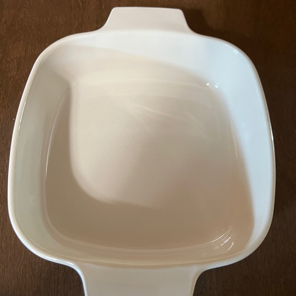 CORNING WARE CORELLE A-1-B 1 Liter Symphony Blue & Pink Flowers Square Casserole - Picture 7 of 14